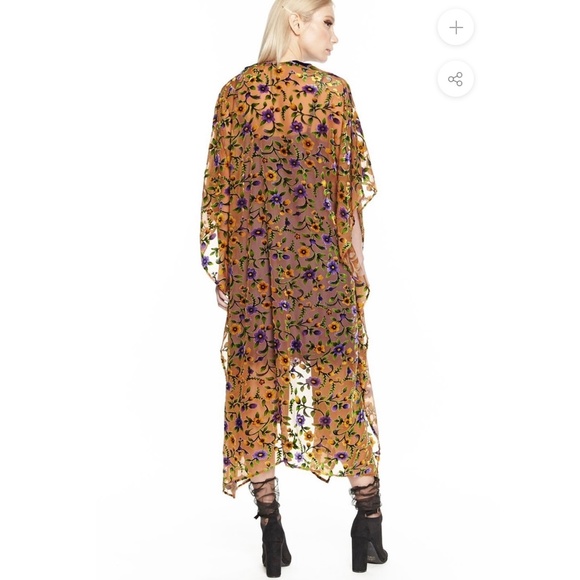 NWT ARATTA Rose of the Wild Kimono (OS) - Picture 3 of 7